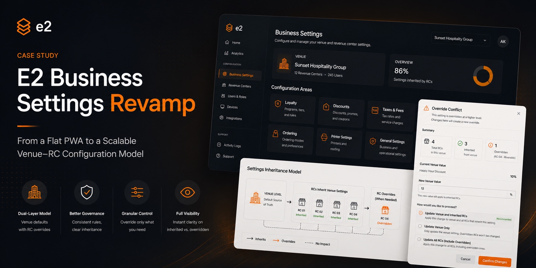 CHEQ Partner Web App — settings overview